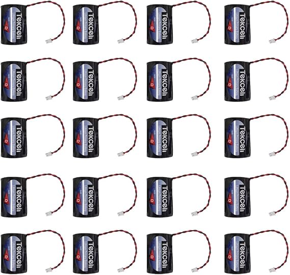 (Pack of 20) 3.6V 19000mAh D Size Lithium Battery with Plug for Tekcell SB-D02 Non Rechargeable
