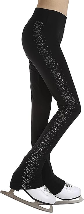 Kids Girls Figure Ice Skating Leggings