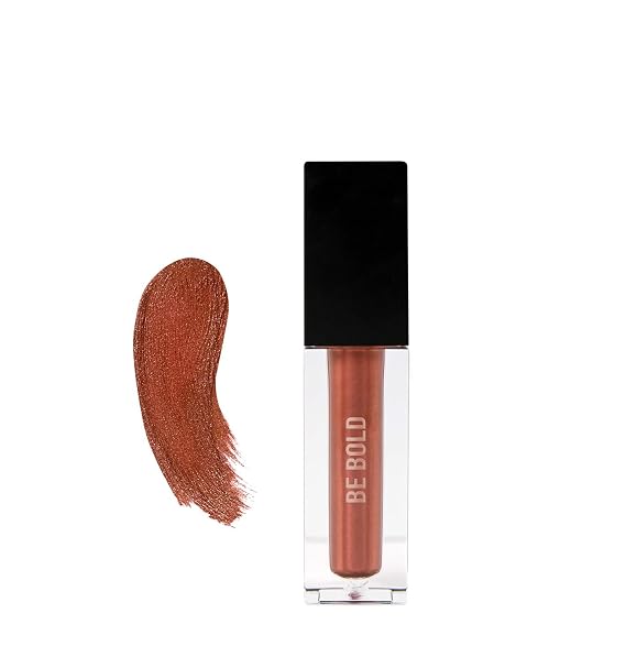 RealHer Metallic Liquid Lipsticks - Be Bold - Metallic Copper, Orange - Highly Pigmented, Lightweight & Long-Wear Formula