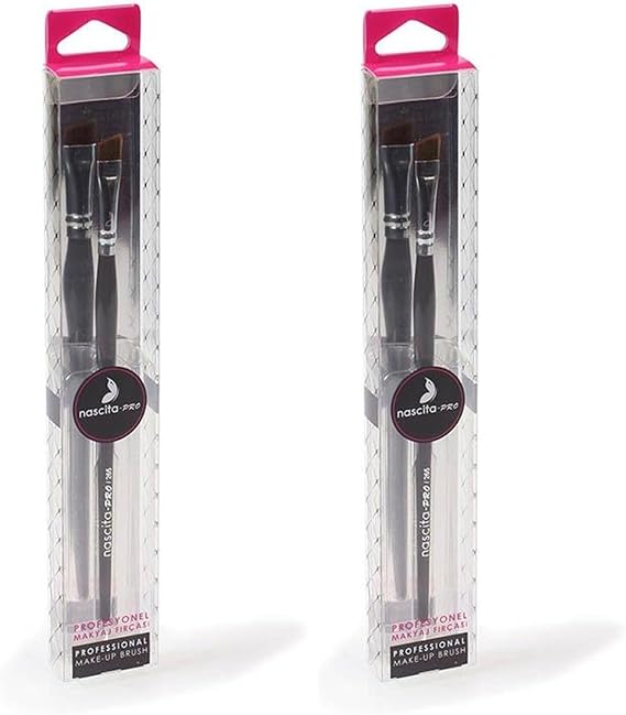 Nascita Nascita Pro Açılı Eyeliner Fırçası -265 2li paket
