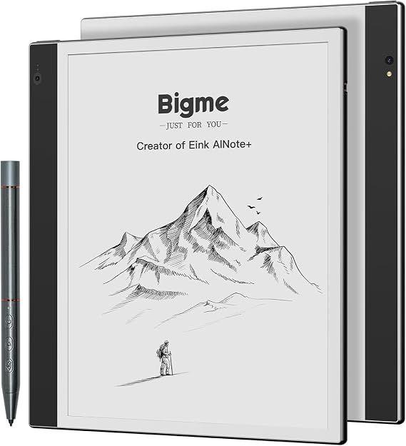 Bigme inkNote Electronic Paper Tablet 10.3 Inch 6GB + 128GB E-Reader, Dual Camera, Smart Pen with Cover