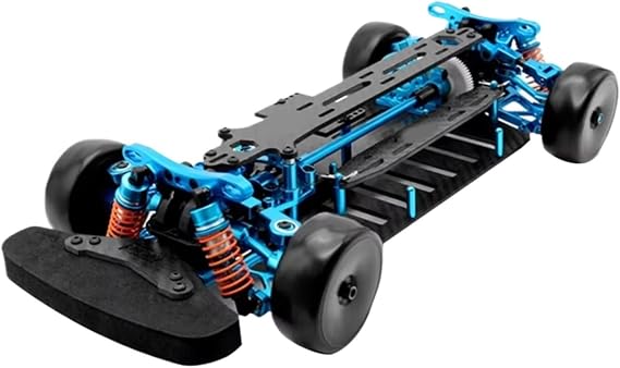RC Car Chassis Frame for TT02 1/10 KIT Frame Complete Modification Carbon Brazed for Chassis Metal Replacement Parts DIY Upgrade