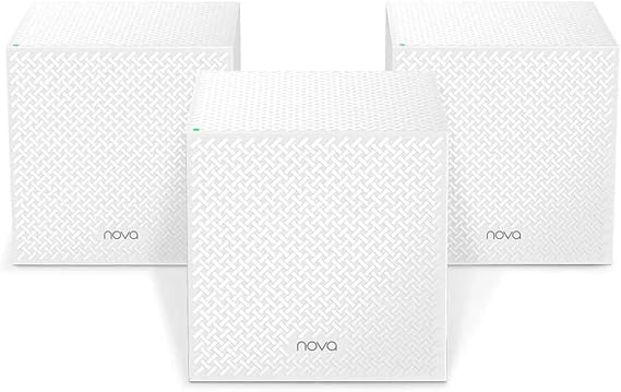 Tenda Nova AC Tri Band Mesh WiFi 5 System, White, 3/Pack (NOVA MW12 3PK)