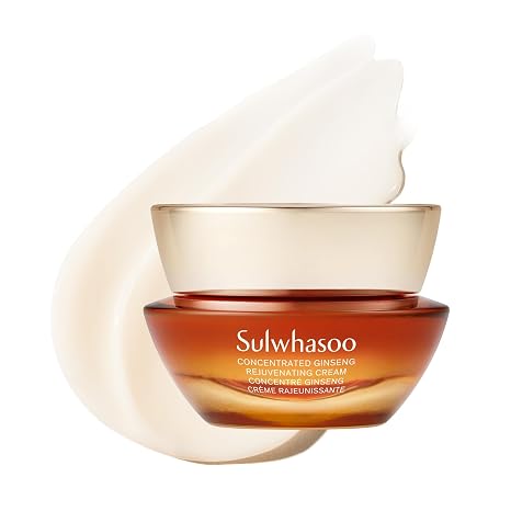 Sulwhasoo Concentrated Ginseng Rejuvenating Cream | Anti-Aging Korean Moisturizer | With Ginseng, Peptides & Squalane | Firms & Reduces Wrinkles | Hydrating Face Cream for All Skin Types