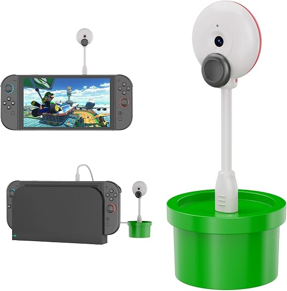TanReginal Camera Compatible with Nintenndo Switch 2,Wired Camera for Switch 2, Plug & Play,Detachable & Portable,with Privacy Cover,Zero Latency for Multi-Scene Use