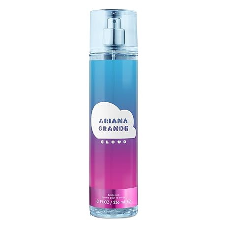 Ariana Grande Cloud Body Mist Warm Gourmand Fragrance for Women Womens Perfume with Notes of Lavender, Coconut, Vanilla & Pear 8 Fl Oz