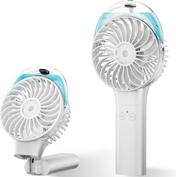 PANERGY Handheld Misting Fan with Mister, Mothers Day Gifts for Mom, Birthday Gifts for Girls Women Men, Mini Portable Cooling Fan for Beach Vacation Travel Camping Cruise Essentials 2026 New