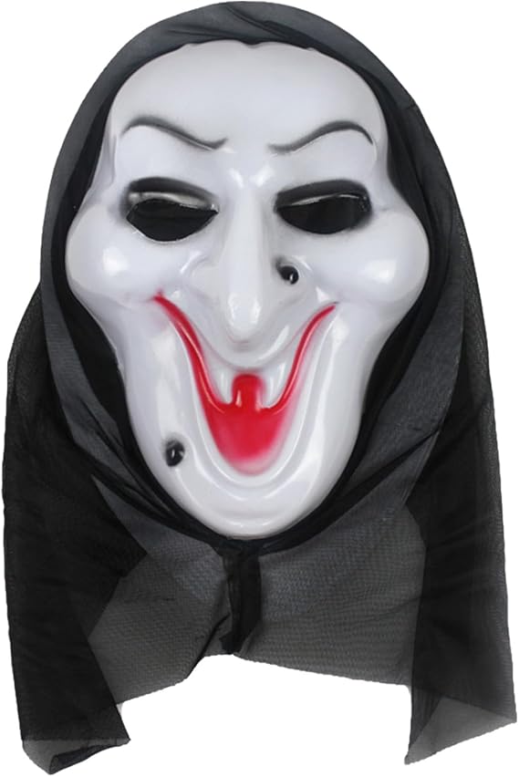 Screaming Ghost Mask Scary Skull Face Halloween Costume Party Props Horror Cosplay for Adults