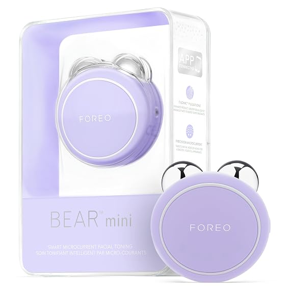FOREO BEAR mini Microcurrent Facial Device - Instant Face Lift - Lavender