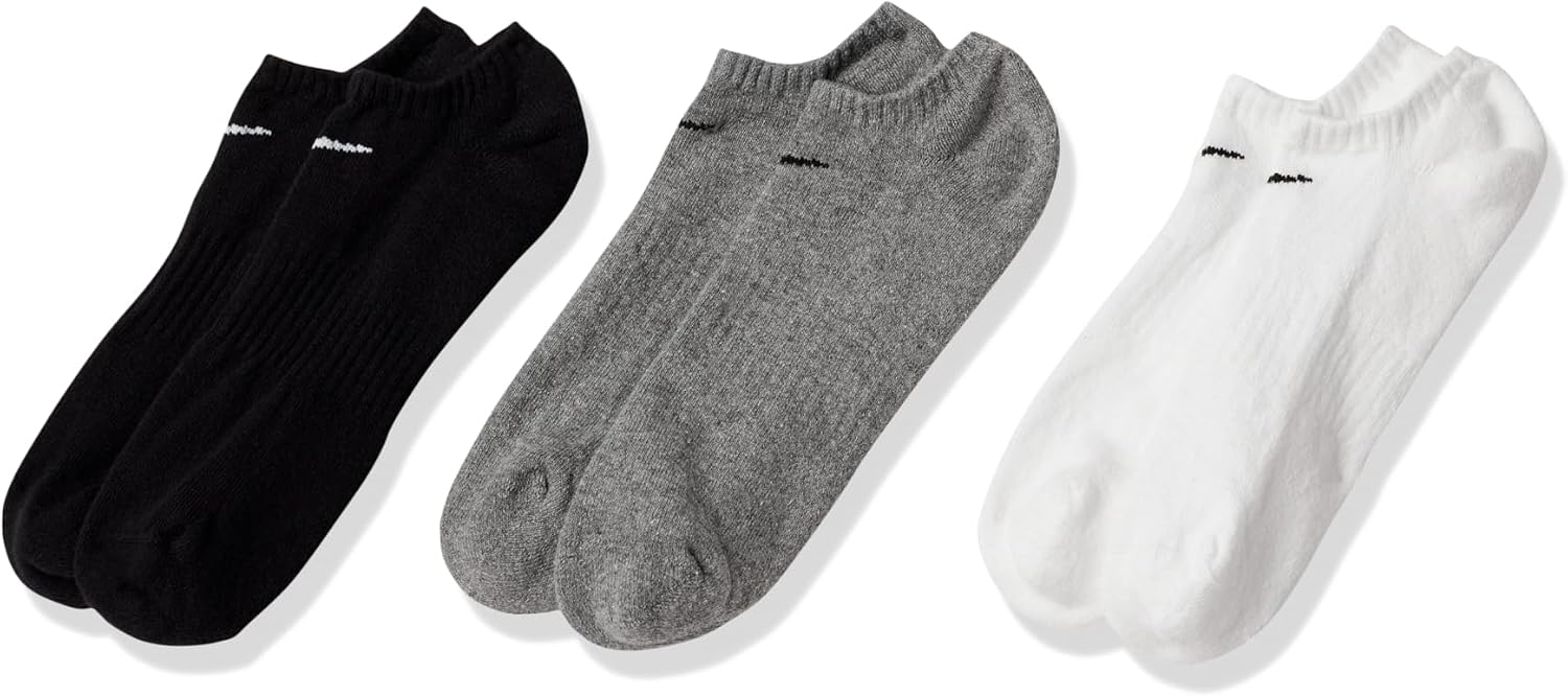 NIKE Unisex U Nk Everyday Cush Ns 3pr 132 Socks pack of 1