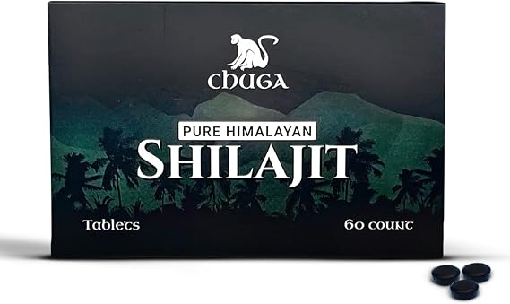 Chuga Organic Himalayan Shilajit Tablets for Men & Women | 75+ Fulvic Acid