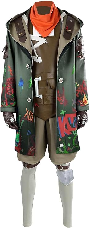 Ekko Cosplay Adult Costume - Men's Halloween Carnival Party Ekko Outfit