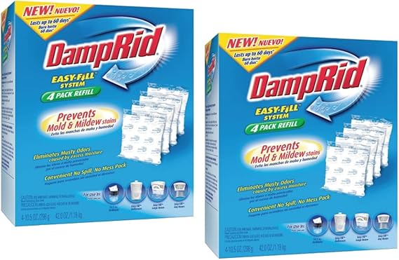 DampRid Easy Fill Moisture Absorber Refill No Scent 42 oz (Pack of 2)