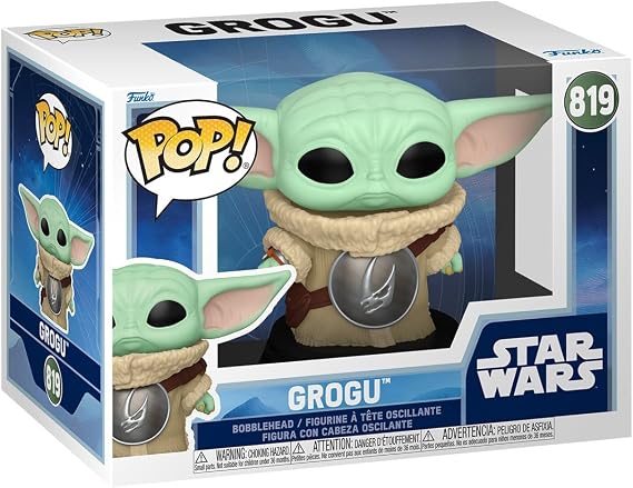 Funko Pop! Star Wars: Mandalorian & Grogu - Grogu - Collectable Vinyl Figure - Gift Idea - Official Merchandise - Toys for Kids & Adults - Star Wars Fans - Model Figure for Collectors and Display