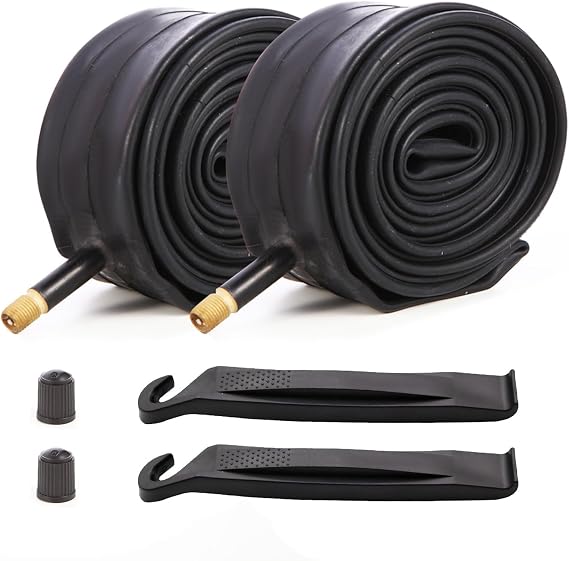 2PCS Heavy Duty Bike Tubes 16/20/24/26/27.5/29 x1.75/2.125 Schrader Valve | Bicycle Inner Tubes