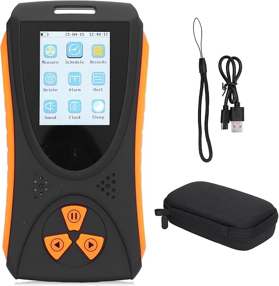 Geiger Counter Handheld Radiation Detector Nuclear Radiation Detector Nuclear Radiation Monitor Radiation Dose Counter