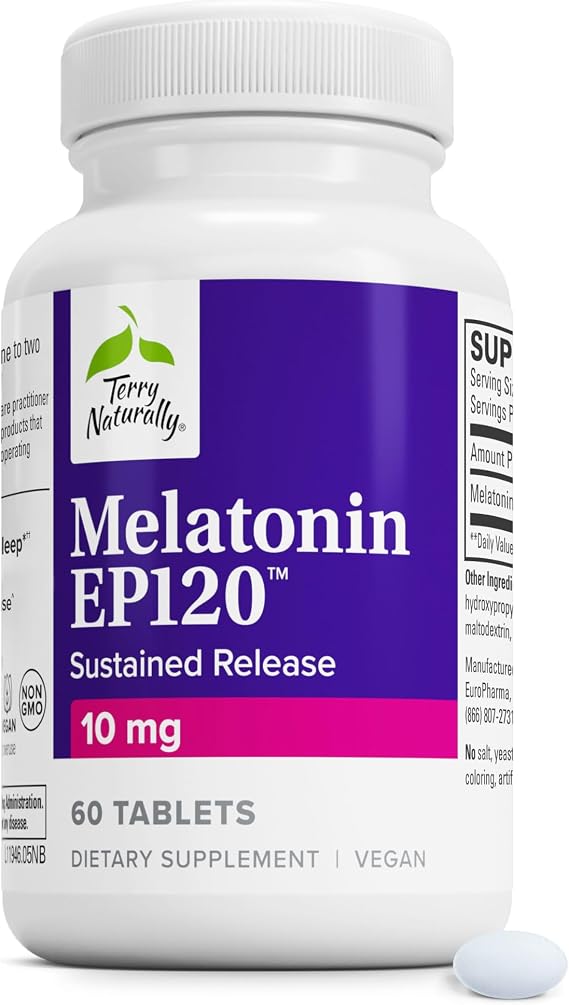 Terry Naturally Melatonin EP120 10mg - Sleep & Relaxation - 60 Count