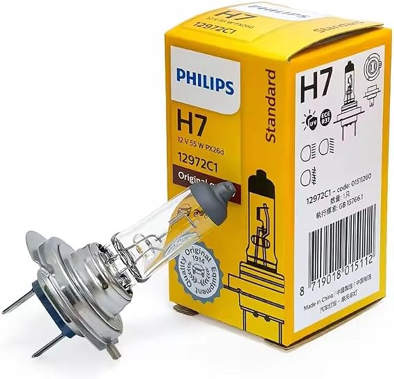 Philips H7-OLD Standard Halogen Headlight Bulb (Pack of 1)