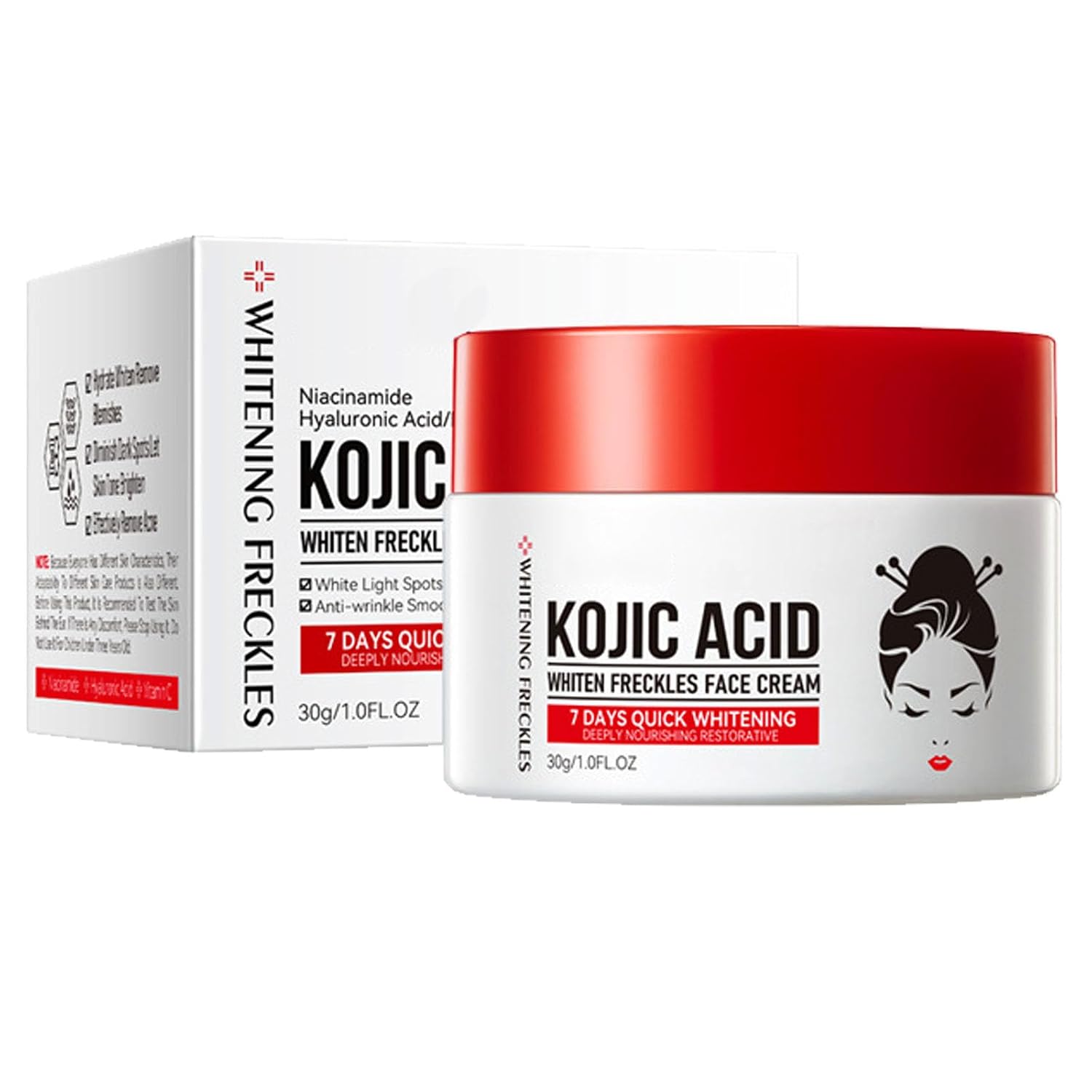 Kojic Acid Face Cream for Whitening Kojic Acid Cream Turmeric Kojic Acid Brightening Skin Moisturiser Kojic Acid Cream for Correcting Dark Spots Kojic Acid Whitening Cream
