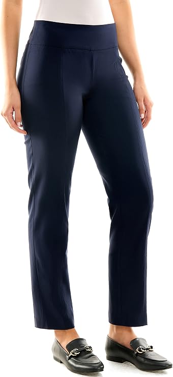 Zac & Rachel Women's Pull On Slim Leg Pant with Millennium Fabric