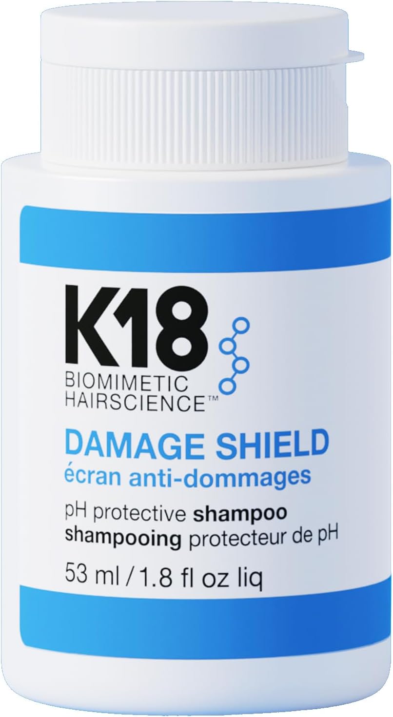 K18 Damage Shield Protective Shampoo, Reduces Frizziness & Tangles, Maintains Hair Health, 53ml