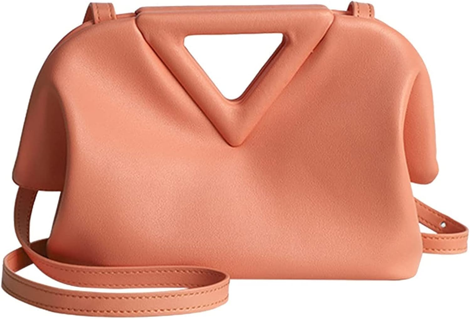 Women's Shoulder Handbags,Leather Cream Purses Dumpling Bag,Crossbody Evening Bags Soft,for Party Gift