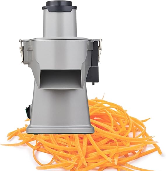 4 in 1 Electric Vegetable Slicer Machine, Commercial Fruit Slicer Machine, Electric Food Slicer 1-3mm Thickness Adjustable Stainless Steel Blade
