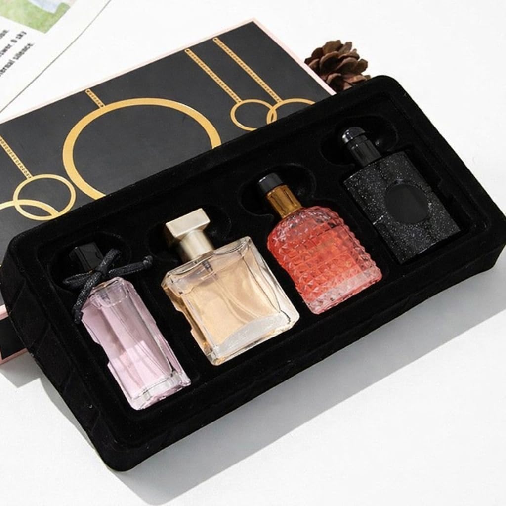 Women's Mini Perfume Gift Set, 4-Piece Luxury Fragrance Collection, Travel Size Eau de Parfum, Gift Box for Birthday, Valentine's Day & Holidays
