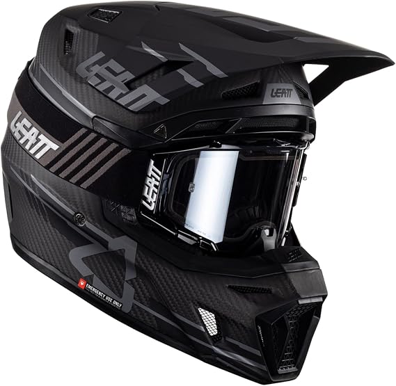 Leatt Kit Moto 9.5 Carbon V23 Adult Off-Road Motorcycle Helmet - Black / X-Small 53-54cm