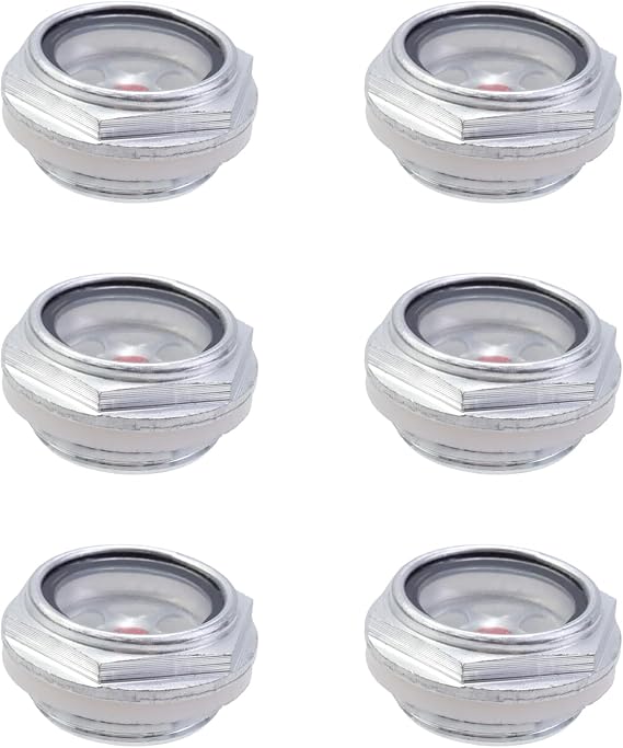 Antrader Oil Sight Glass,G3/4'' Air Compressor Sight Glass,4Pcs