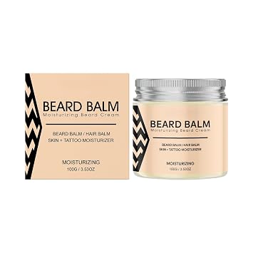 Beard Balm Conditioner Men, Helps Reduce Beard Dryness, Moisturizing Care, Daily Grooming(3pcs)