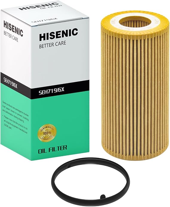 Oil Filter 2.0T 2.5L Fits Audi A4 VW Passat Beetle Golf 06D115562 | Fits A3 TT Quattro GTI Jetta, EA113 2.0T FSI/TFSI & 2.5L, Paper Cartridge mk5 mk6 Engine