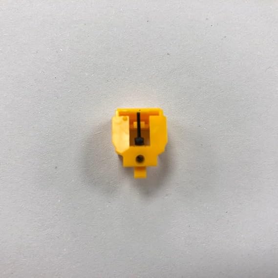 ATN3600LE Turntable Stylus Replacement For Audio-Technica AT-LP60X AT-LP60 AT-PL300 Tapered 0.3x0.7mm Needle Enhanced Sound Quality Precise Tracking Easy Install Emery Carbon Fiber(Yellow)