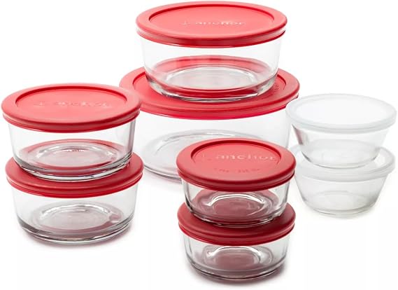 Glass Food Storage 16pc