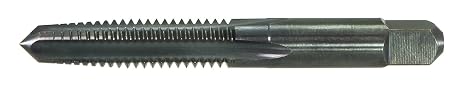 Drillco 2000N Series 3 Piece Series High Speed Steel Thread Forming Nitro Hand Tap Set, Black Oxide Finish, Round with Square End Shank, 1-64 UNC Thread (Pack of 1)