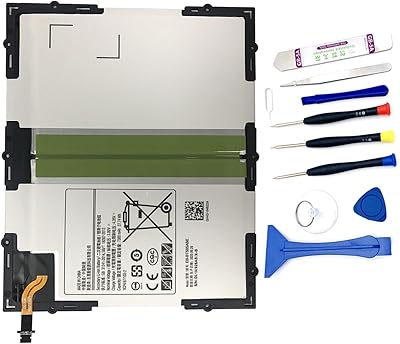 EB-BT585ABE Battery Compatible with Galaxy Tab A 10.1 inch 2016 SM-P580 SM-T580 SM-P585M EB-BT585ABA Series Tablet SM-T585C SM-T587 SM-T587P 3.8V 7300mAh 27.74Wh