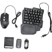 Cocoarm 4-in-1 Mobile Game Controller Combo Keyboard Mouse Converter with Adjustable Phone Stand for Games PUBG