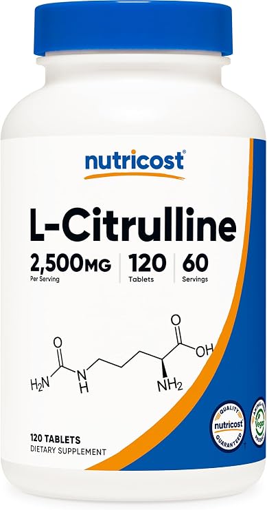 Nutricost L-Citrulline (2500mg) 60 Servings, 120 Tablets