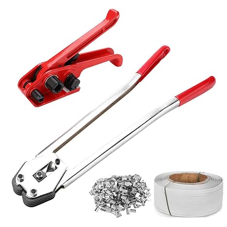 tonchean Pallet Strapping Kit with 1200m Belt/1000pcs Seals