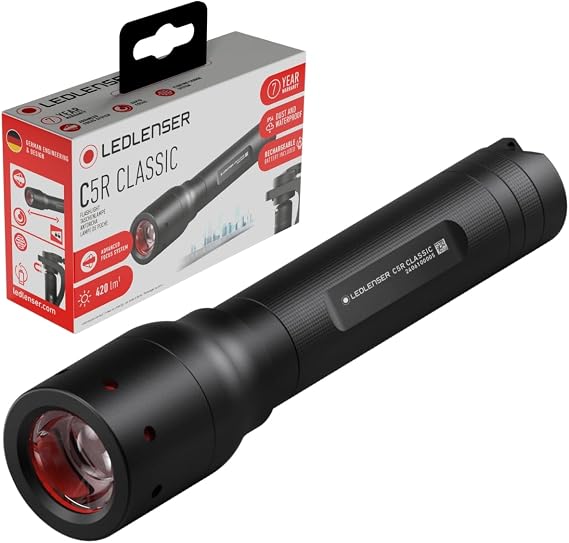 Ledlenser C5R Classic Şarj Edilebilir El Feneri [Enerji Sınıfı A++]