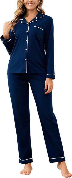 100% Cotton Pajamas for Women Set