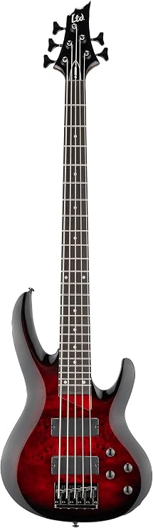 ESP LTD B-205DX Bass, Red Burst