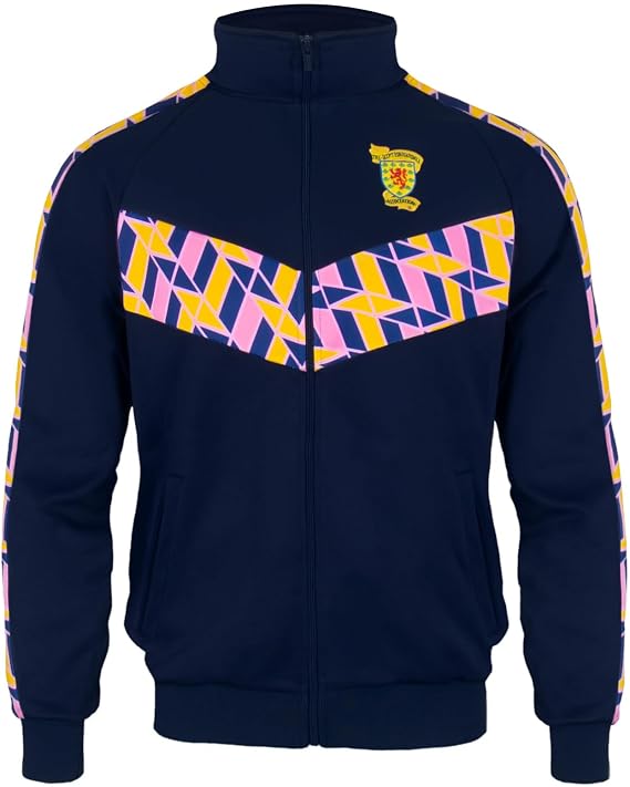 Scotland Mens Jacket Track Top Retro Official Football Gift