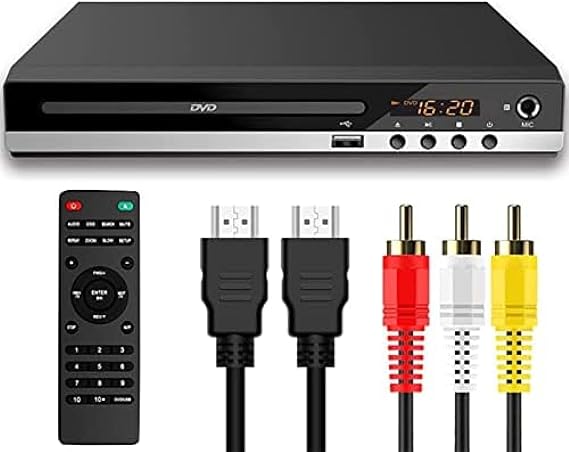 4K Blu-ray Eye Protection DVD Player, HDMI Home VCD HD Playback, With USB Socket/Power-off Memory,outstanding78