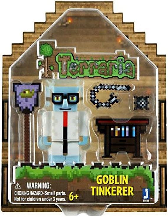 Terraria Goblin Tinkerer Toy with Accessories