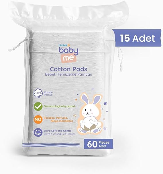 baby me Baby Cleaning Cotton 15x60 pieces