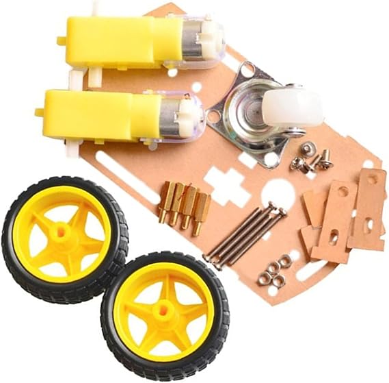 Chassis Mount Intelligent Car Robot Tracking Car Obstacle Avoidance Gear for Education Accessories Educational Robot Set