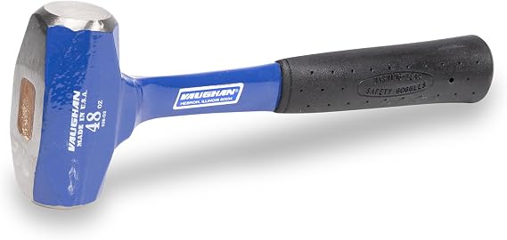 VAUGHAN Hand Drilling Hammer, Assembled in USA, Ideal For Chisels, 48 oz, RHD3, VN19010