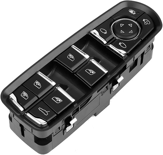Master Power Window Switch, Front Driver Side Window Control Switch Power Master Window Switch Fit for Porsche Cayenne 2011-2016