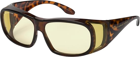 Eagle Eyes NIGHT-LITE FitOns Night Driving Glasses with Anti Reflective Coating